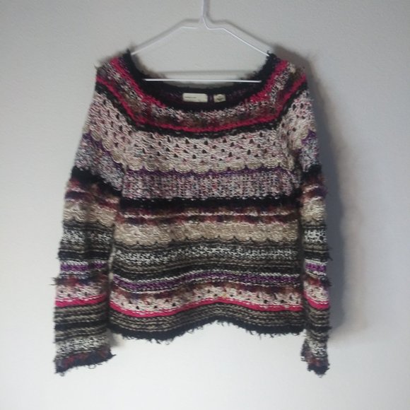 Anthropologie Multicolor Textured Sweater - Picture 8 of 9